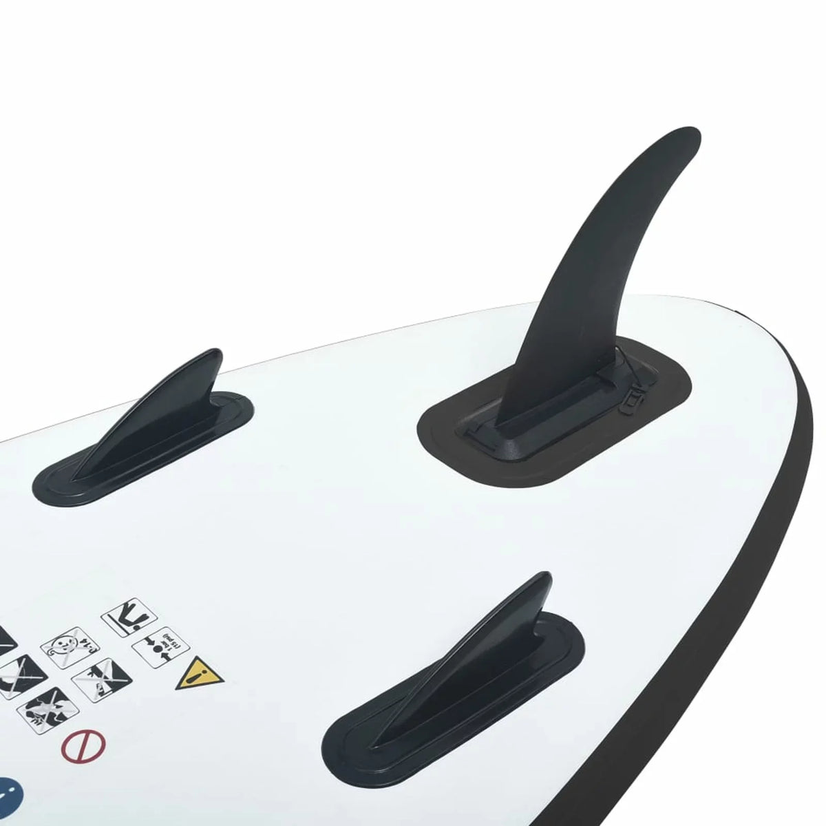 Set White Paddle Board and Inflatable Black Maboto