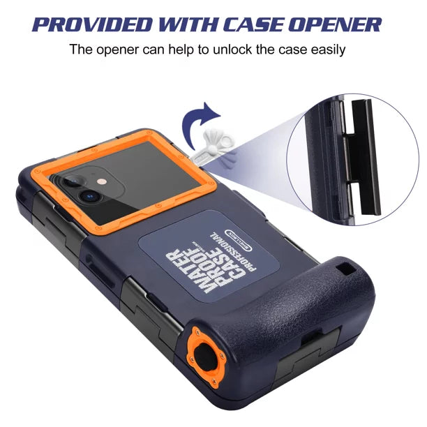 with Professional all And Phones UrbanX [15m/50ft] Camon Snorkeling Diving Inch Lanyard Protective Surfing for Up 6.9 Photo CX LCD Case to Swimming Video Waterproof Tecno Housing Underwater