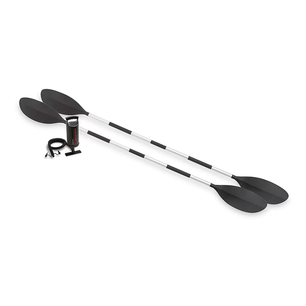 Pack) Set Person Inflatable Kayak Air (3 and K2 Pump, Explorer Yellow Intex 2