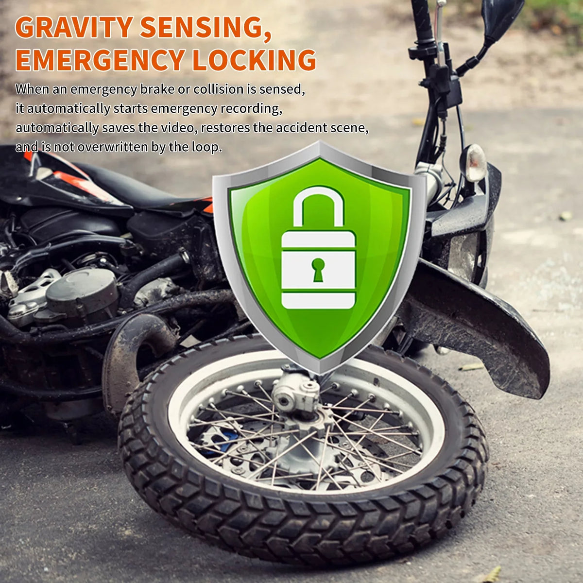 Camera, WiFi Anself 1080p Dual Angle, Your Motorcycle After Document Dash Motorbike Wide 120° Journeys Camera, Flameout Recording Timed