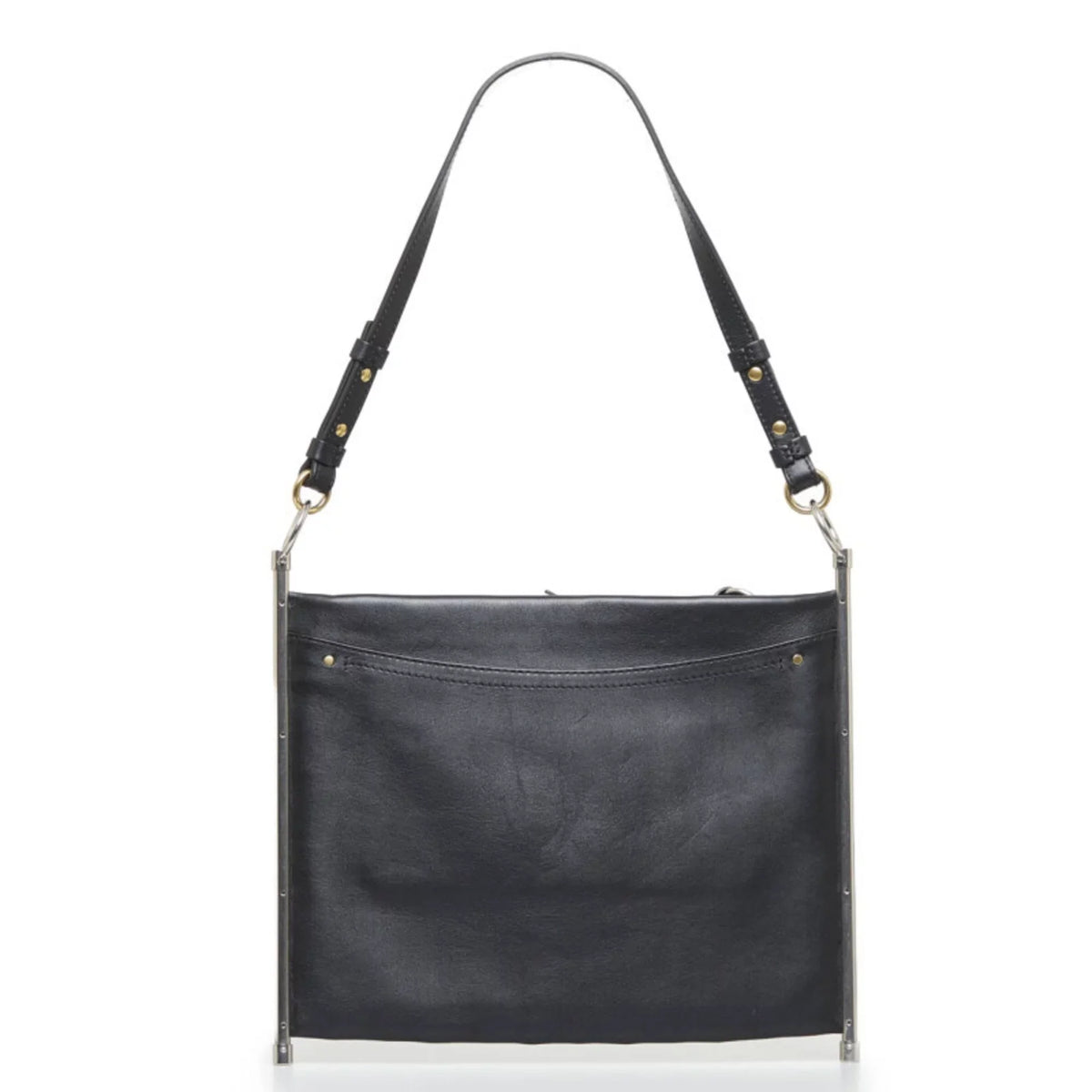 Leather Chloe Shoulder Ladies Bag Black Handbag Pre-Owned Chloé Roy (Good)