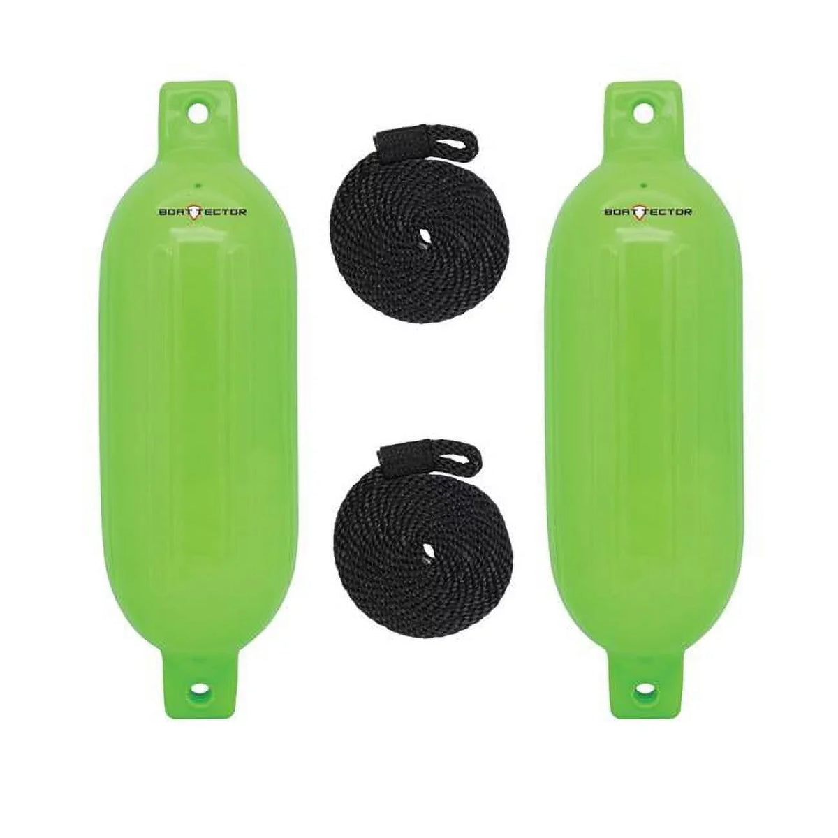 Extreme BoatTector Yellow - 2 of Pack Max Value Inflatable Neon Fender