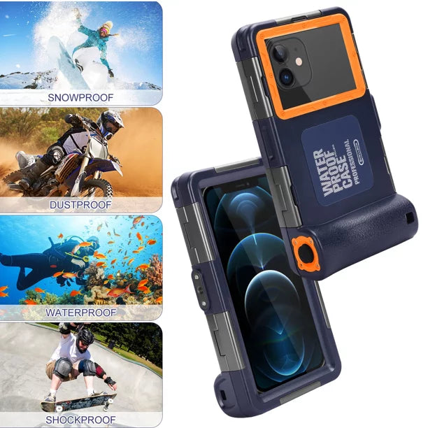 Protective And Swimming Photo Ulefone Diving Video Snorkeling Lanyard Professional Armor Case Phones Waterproof with UrbanX [15m/50ft] X9 Underwater LCD all 6.9 Surfing Up Housing Inch to for