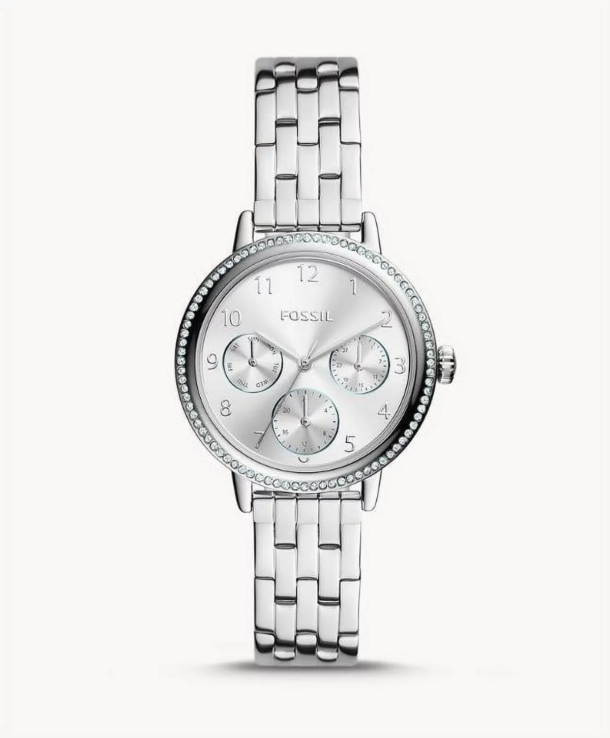 Steel Reid Fossil Watch Multifunction Stainless BQ3711