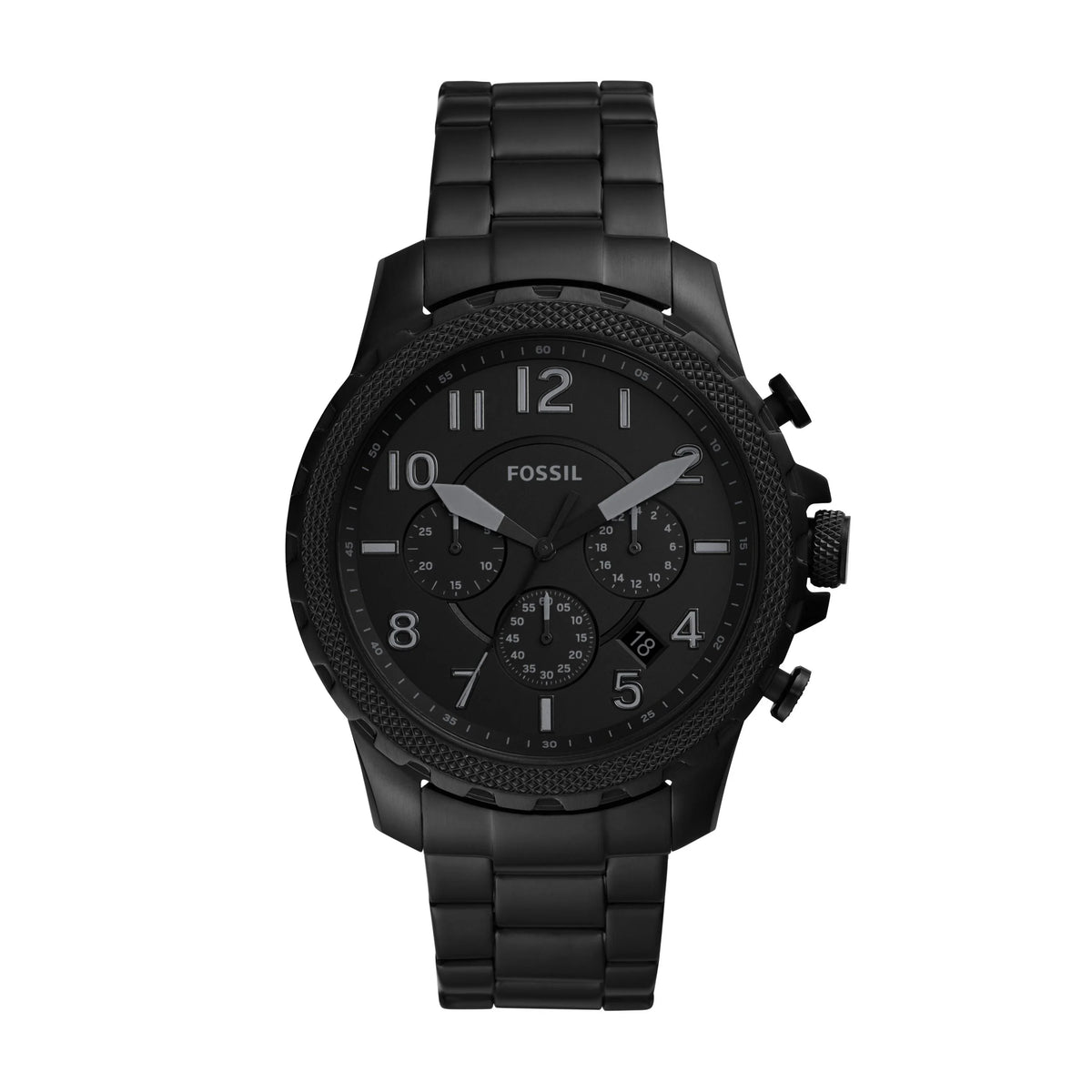 Watch Fossil Chronograph Black FS5603 Steel Stainless Bowman Men's