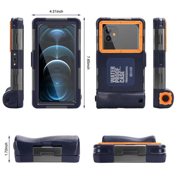 Protective And Swimming Photo Ulefone Diving Video Snorkeling Lanyard Professional Armor Case Phones Waterproof with UrbanX [15m/50ft] X9 Underwater LCD all 6.9 Surfing Up Housing Inch to for