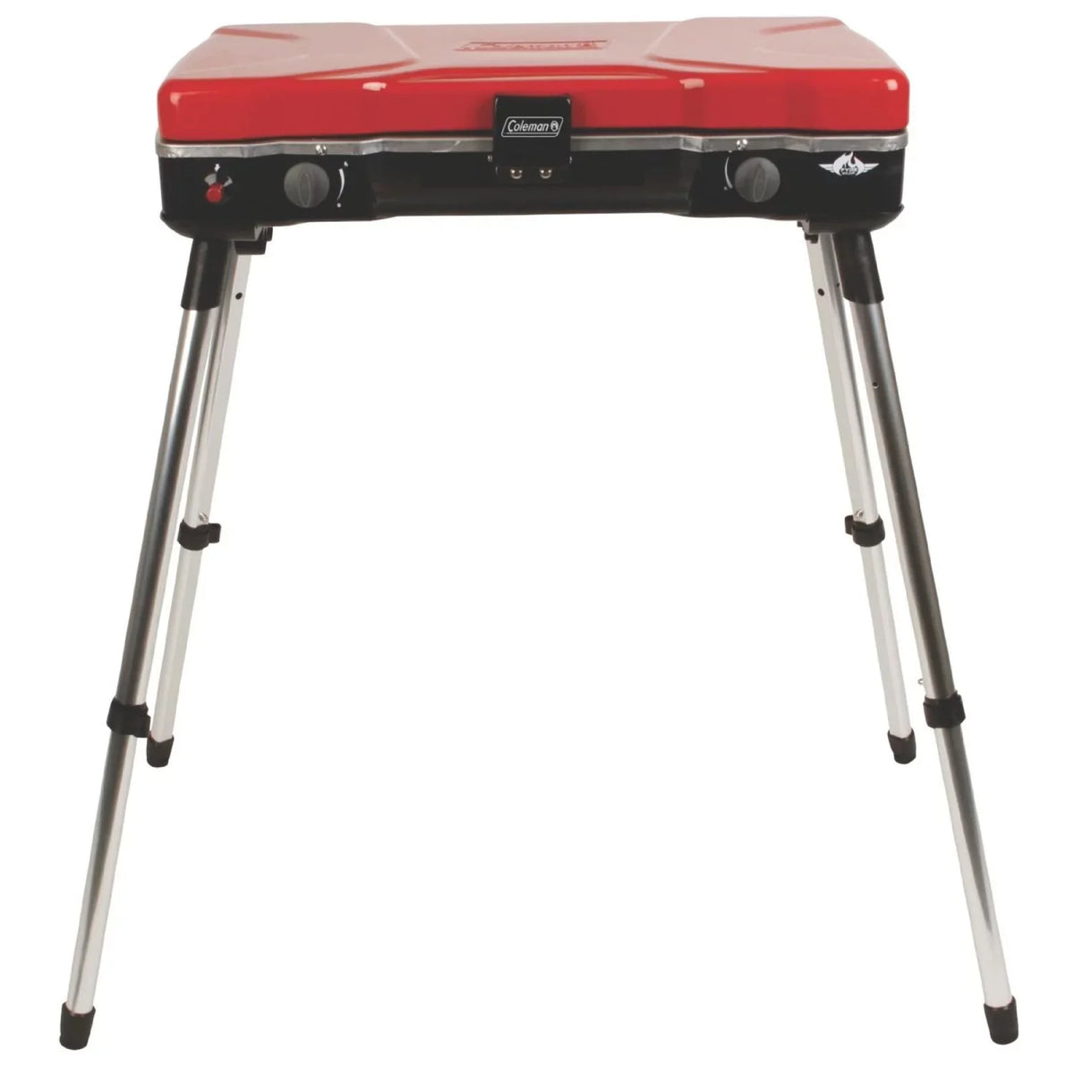 Grill Fyremajor 2-Burner Coleman Stove and Propane