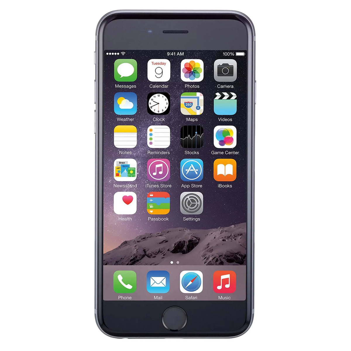 iPhone Smartphone Restored 6 (Refurbished) Unlocked Space Plus GSM + Gray 64GB (AT&T T-Mobile)
