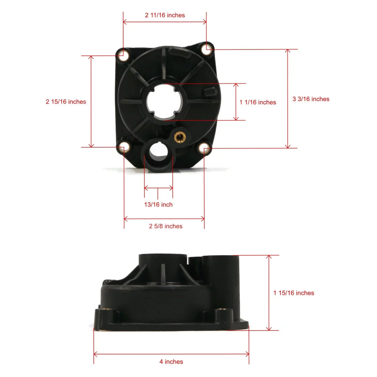 Boat Shop Impeller Outboard liquid 9-43408, | Mallory Repair The Kit 943408 Housing ROP Pump For