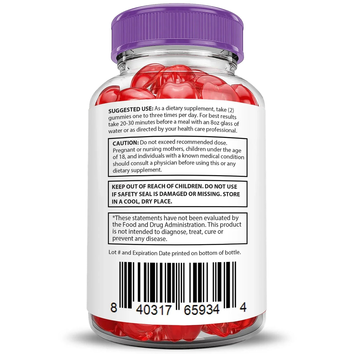 Extreme (2 Pack) ACV Gummys Gummies Supplement 120 Slim 2000mg Dietary Pure Keto