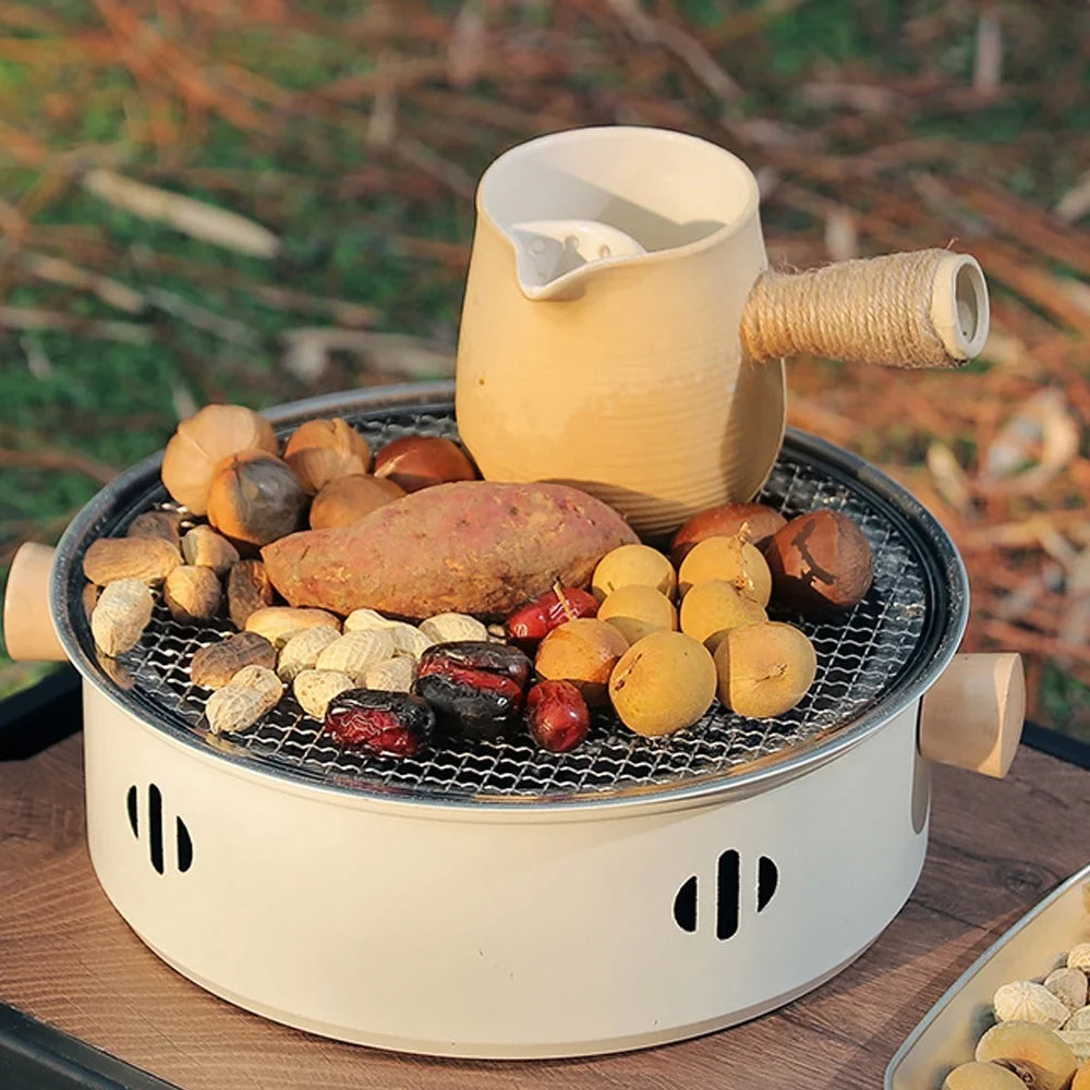'- for Steel this - Design Stove Split Barbecue BBQ Camping, Picnics, Anywhere Charcoal Travel Enjoy with Camping Grill and Barbecue Stainless Grill Portable