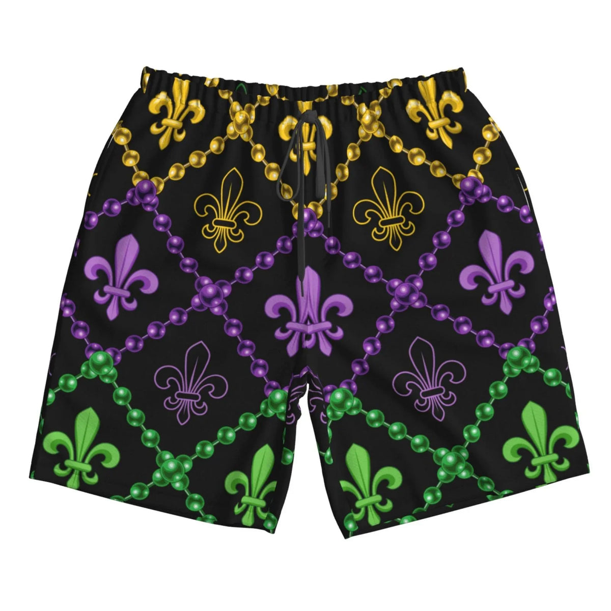 Trunks Swim Beach Shorts Mardi Gra Funny Geometric Quick With Lukts Dry Swim Shorts Mens
