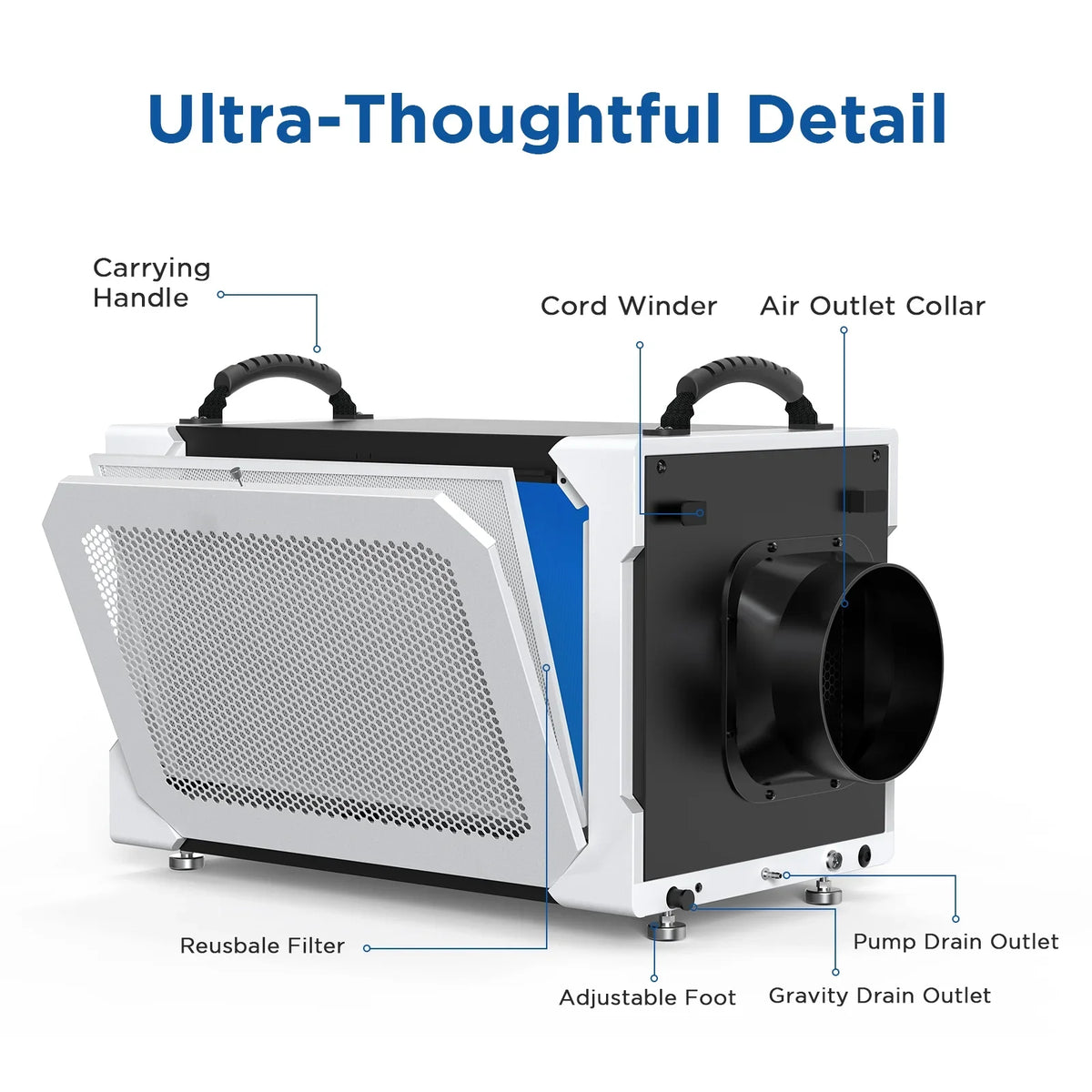 Pump - Sites Crawl for Areas, Drain Industrial Basements, Perfect Moiswell Warranty Pints - and and Hose, Included Commercial Job 235 Dehumidifier Efficient 5-Year Spaces,