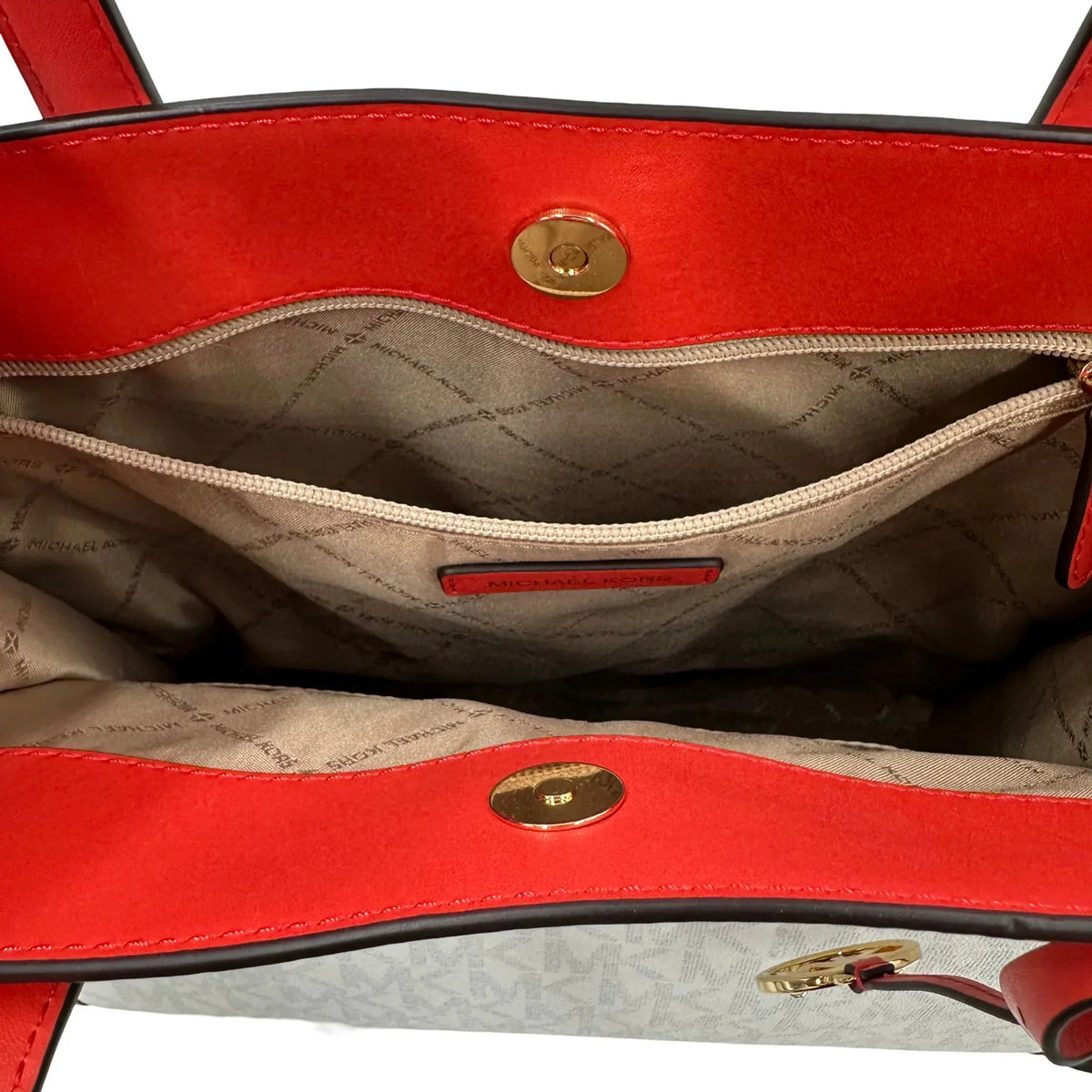 '- Maple Tote Michael Logo Kors Coral Large Spiced