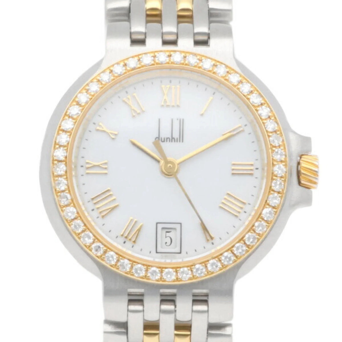 Steel Quartz Stainless Watch Dunhill Elite Women's Pre-Owned (Good)