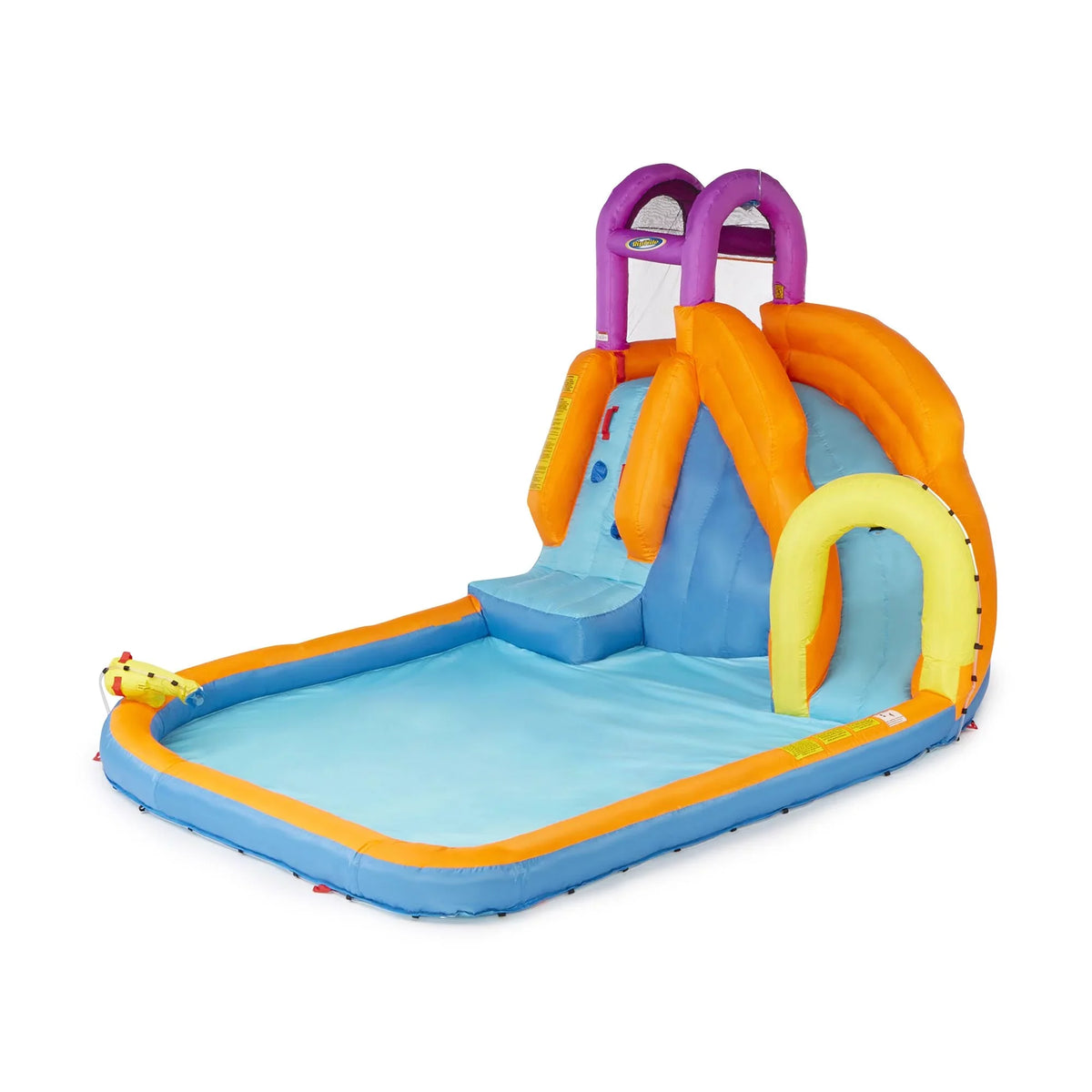Kids Mega Park Twist Slide liquid Inflatable Magic Time with Tornado exterior