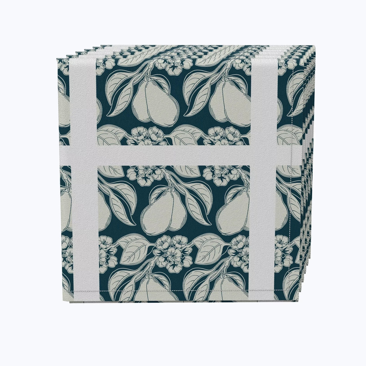 100% Set 20 Napkin 4, Textile 20 Cotton, 98 of Fabric 20x20", Inc. x Floral - Products,