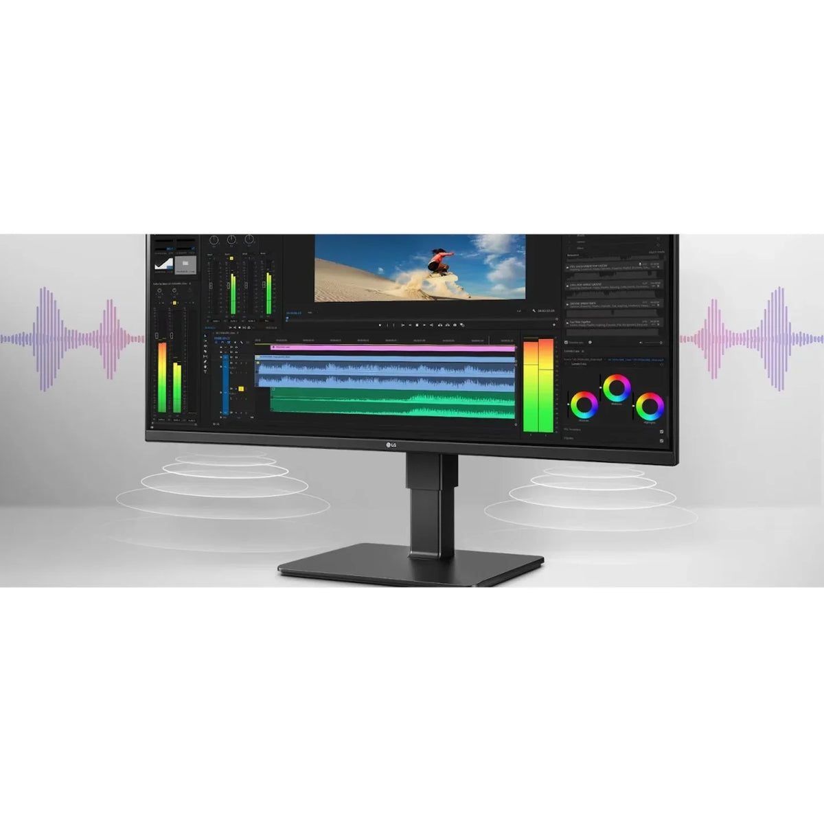 sRGB 3440 LED 1440 Monitor, x Black, HDR10, 34BQ77QB-B 34\" Ultrawide Textured Curved LG
