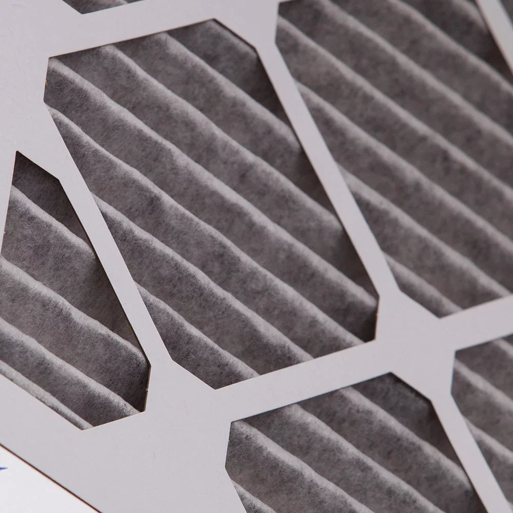 Furnace 3 Filters Pleated Air (13_3/4x23_3/4) MERV Pack 8 Carbon Plus 14x24x1