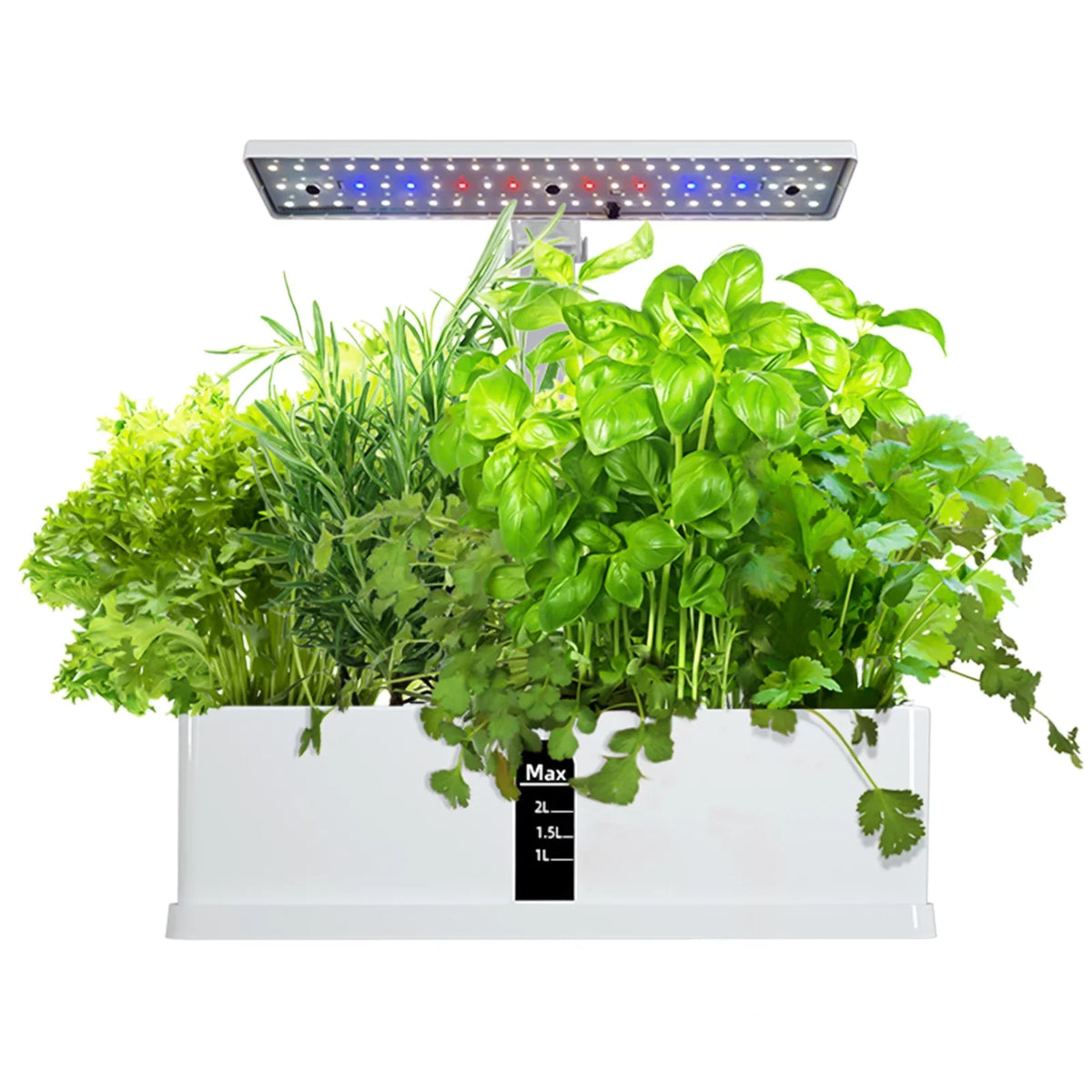 Kitchen Hydroponics Office System with Smart Automatic 2L 15W Adjustable Pods 9 Tank Timing Kit Herb Home Smart for Height Indoor Pump Growing Grow Garden