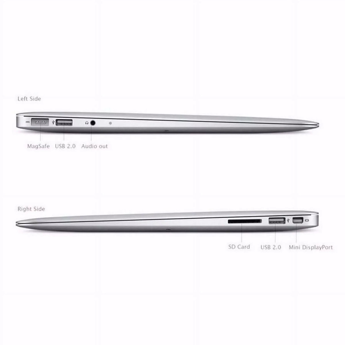 MJVE2LL/A - Air Core 128GB 1.6GHz 4GB RAM Pre-Owned i5 (Fair) SSD MacBook 13