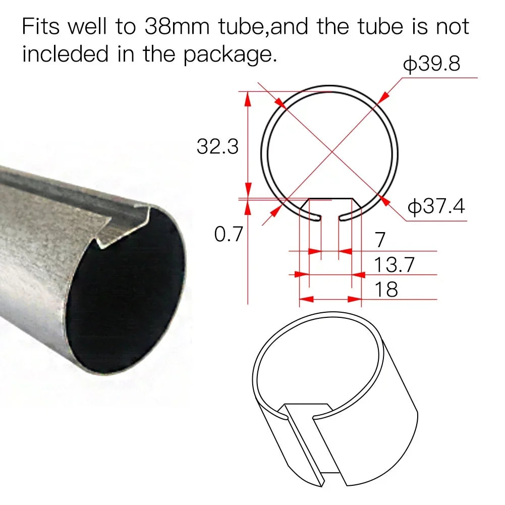 Blinds Tube Automatic Battery Built-in Remote Tubular Receiver 38mm Roller Control 25mm Motor Powered RF433 Smart for Pinnaco