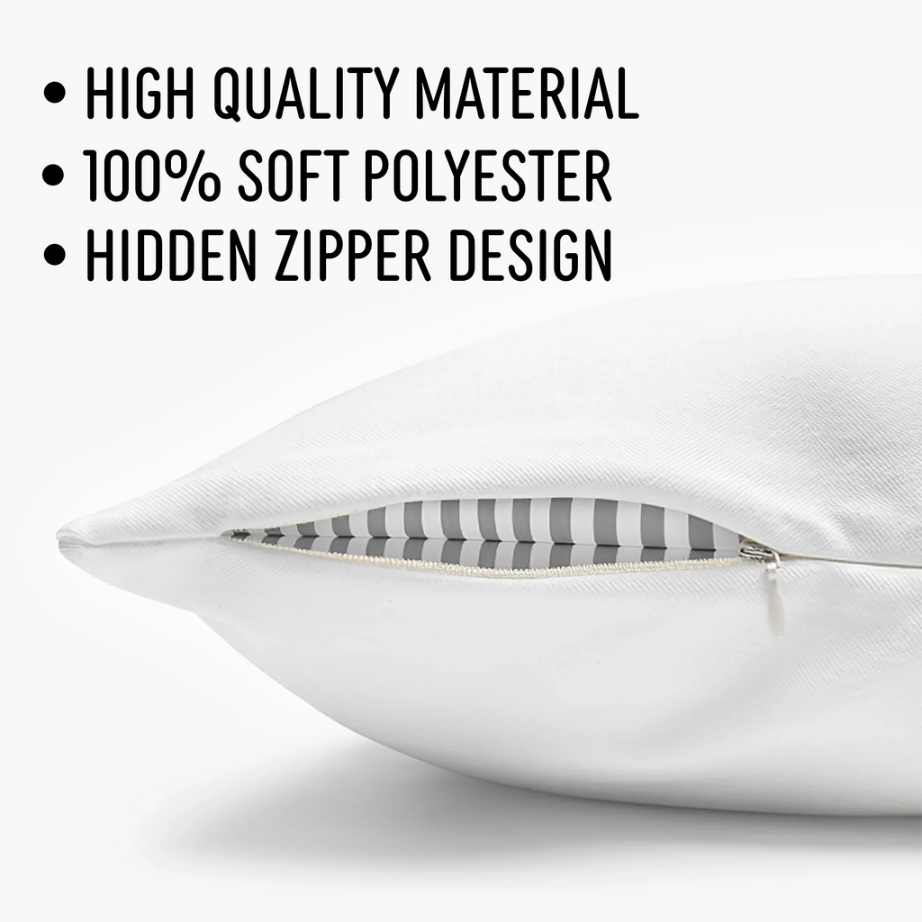 White Life & - Lovers, My Lipstick Themed IN Pillow Makeup Cover, 20X20 or Is for Gift Mirror for Compact Makeup Artist w/ Design Cosmetologist, Makeup Beauty Merch