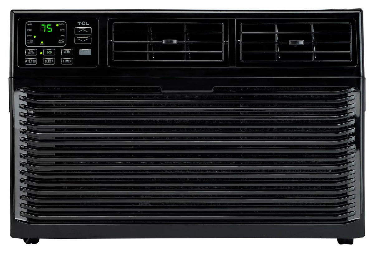 TCL with Home 10,000 Smart 115-Volt Window Black, Conditioner Wi-Fi, W10W91-B Air BTU Remote,