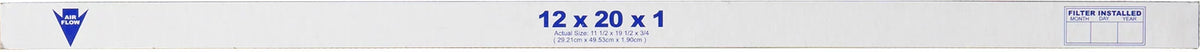 Green Eco-Friendly Air Pack 12x20x1 Filters Pure (11_1/2x19_1/2) 3 Plus Carbon