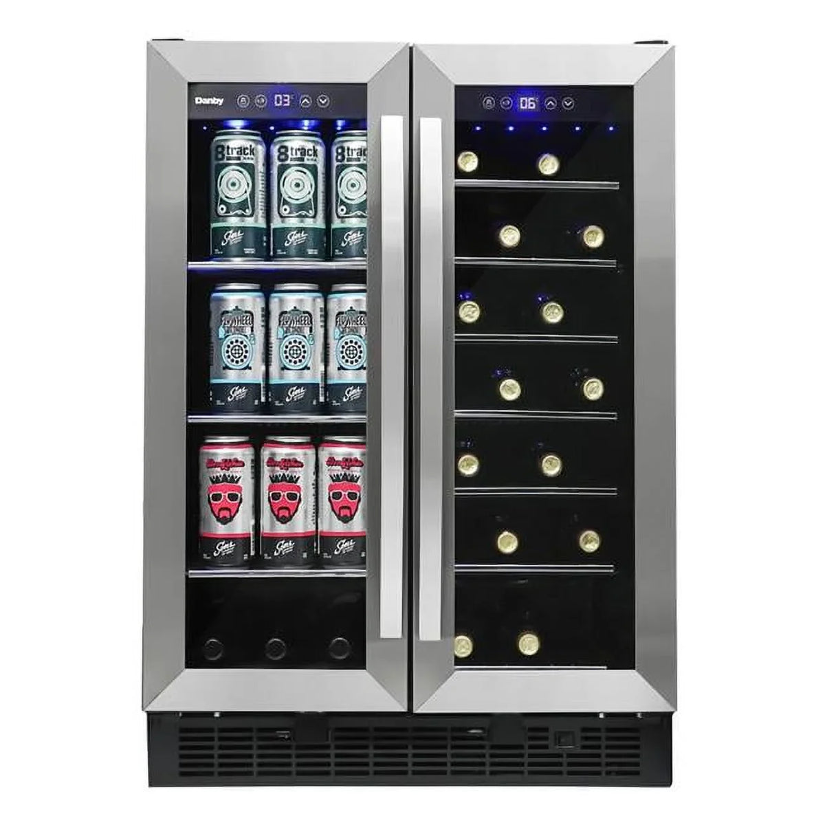 5.2 Danby Stainless Steel ft. cu. Center DBC052A1BSS Built-in - Beverage