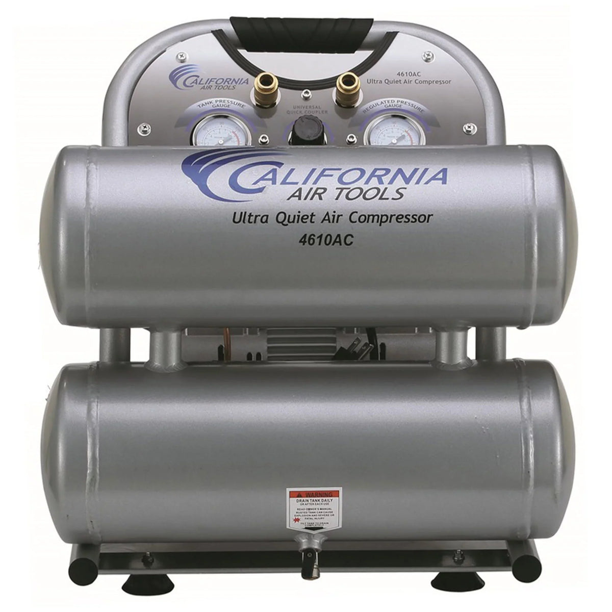 California Air Powerful Oil Quiet Free Tools Ultra 4610AC Air Compressor