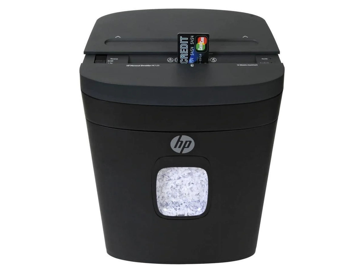 Paper, - Card, Cool 12 Run Paper 8.75" Envelope gal Wastebin Pass Minute 40 Shredder Cut Staples, 5 Micro shredding Per - Time for Time - - Royal Minute MC125 - Credit Throat 5 Capacity Down - -