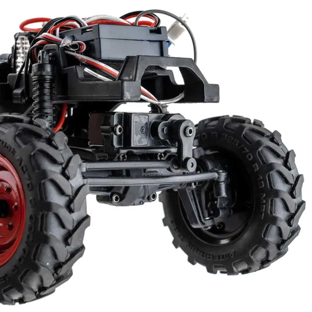 Wagon Red FMS 1:24 Power FCX24 RTR -