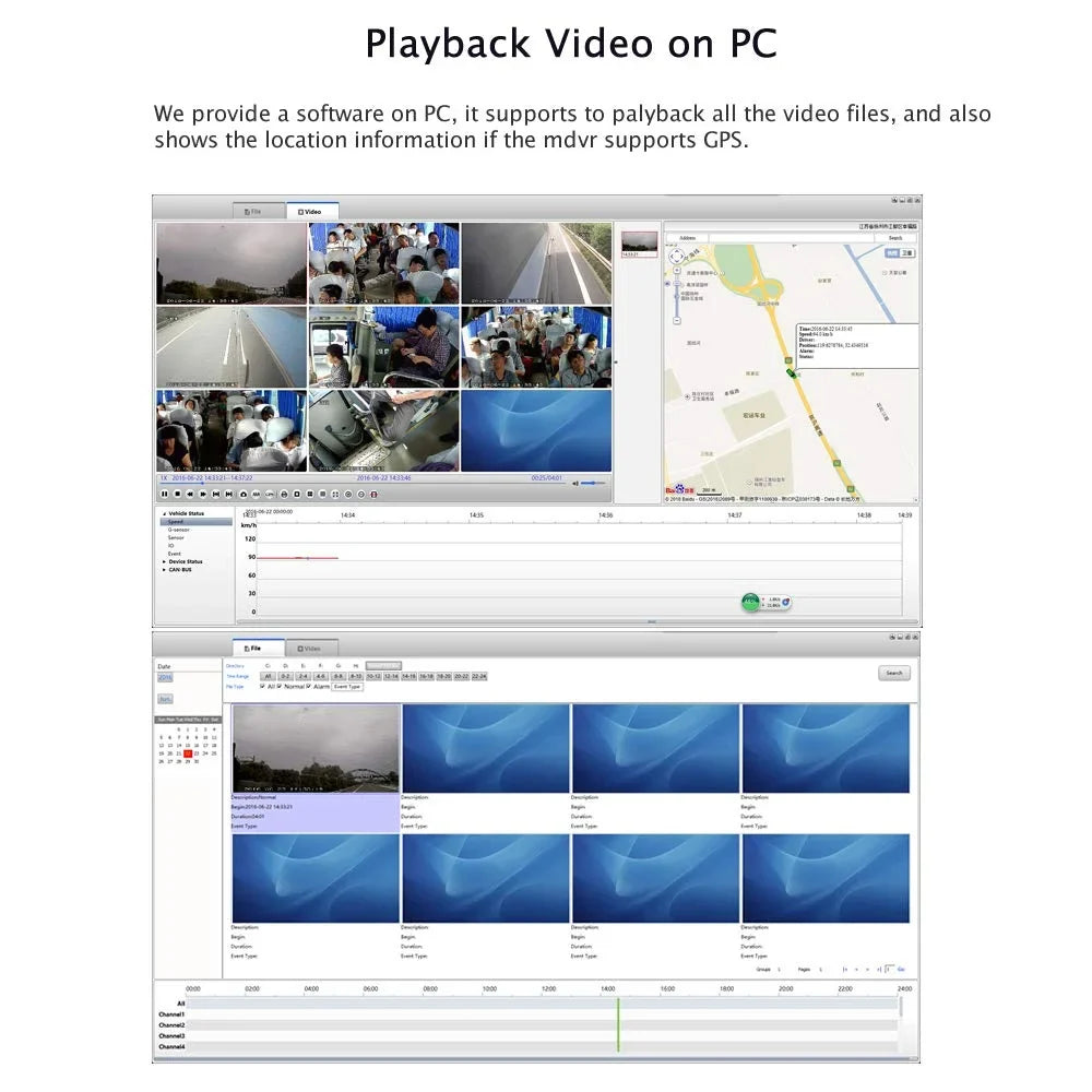 Fleet View RV Bus Video Wifi CELLULAR Van Cameras GPS Rear 4 JOINLGO LTE DVR Vehicle Web/APP Kit 4G CCTV Recorder 4 Side Truck Backup Bus 1080P Car on IP68 for Front View Remote Channel