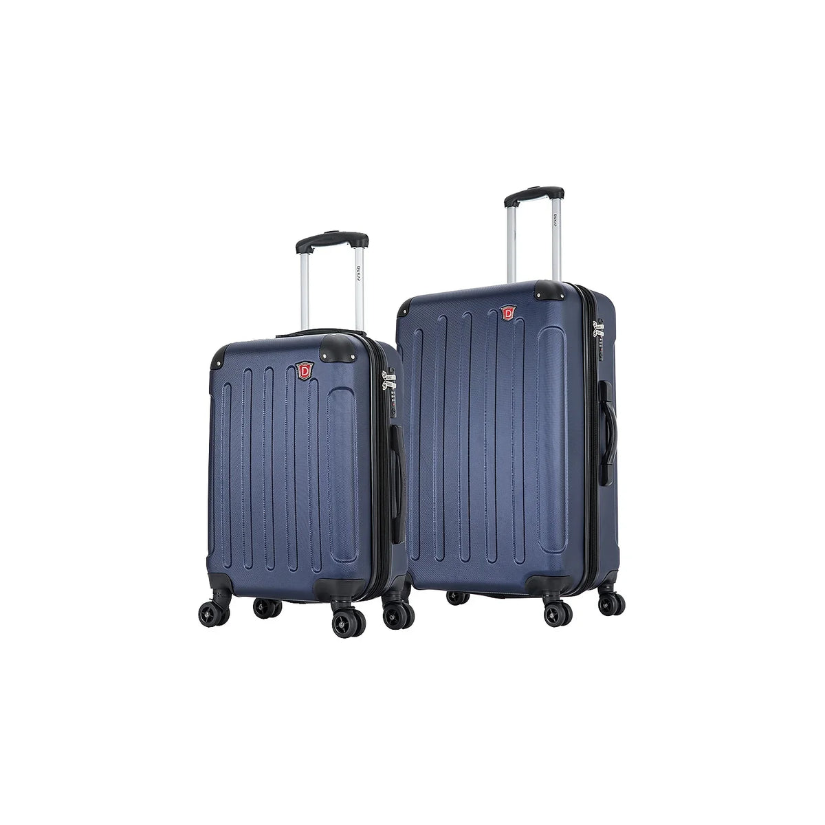 Blue Intely Set Plastic Luggage 2-Piece (DKINT0SM-BLU) DUKAP