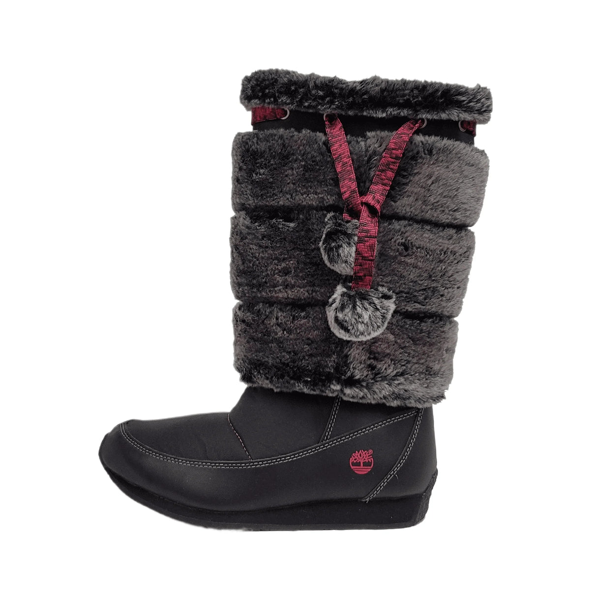 Youth Boot US Preschool dimension Tall 1.5 Medium Timberland Black Winterberry Fur 59794