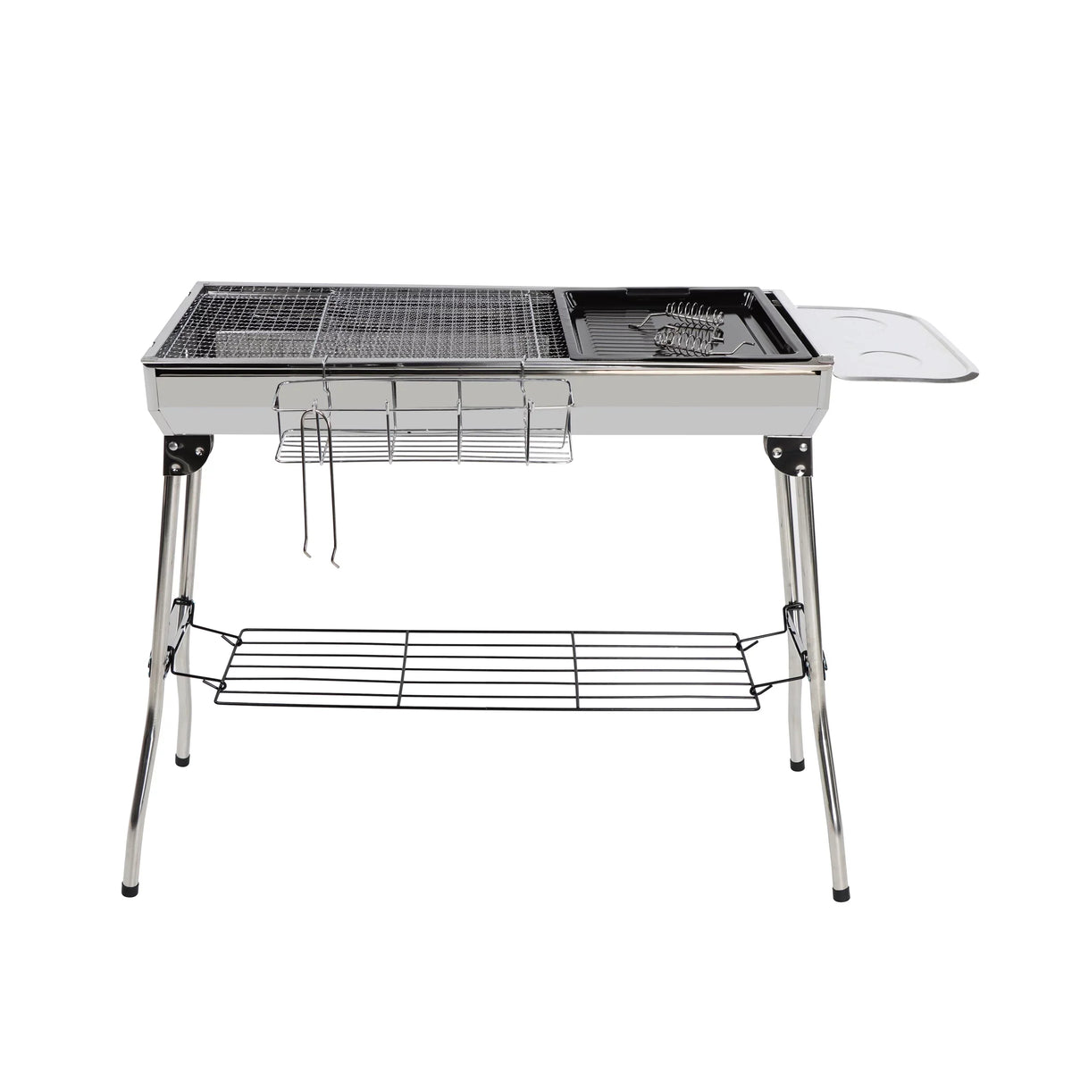 BBQ - Grill 26.8in Tall Foldable Portable Grill Camping for Charcoal Neature