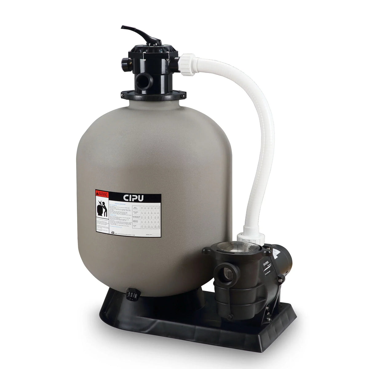 Pump Northlight with Ground Swimming Above Filter Sand HP System Pool 19-Inch 1