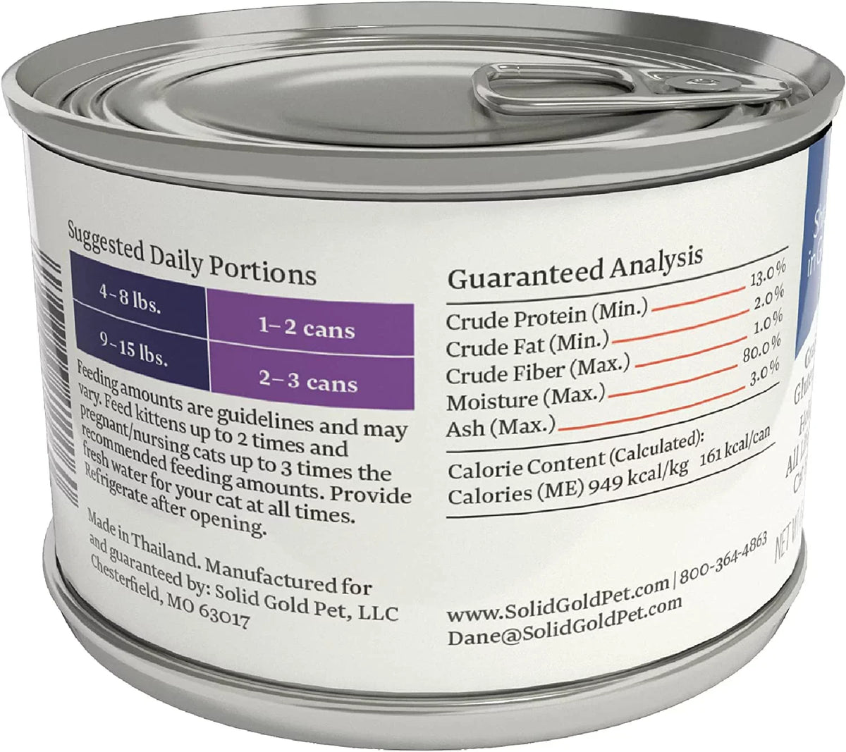 '- Vitamins, Gravy & with Superfood, Wet in - Grain Minerals Protein, 16ct/6oz Gluten Can Shreds Gravy - Solid Shreds Real Fish Amino Food Cats for Cat Gold - Tuna Canned with Acids Free &