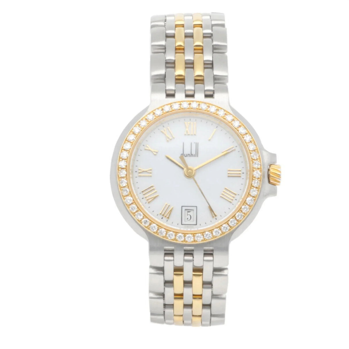 Steel Quartz Stainless Watch Dunhill Elite Women's Pre-Owned (Good)