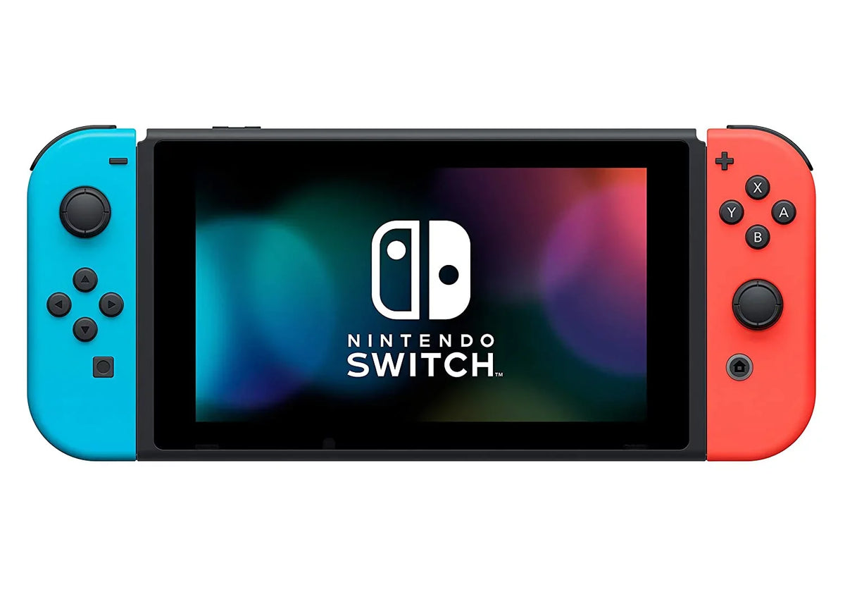 Switch Nintendo of 3 Blue Switch Console /The 32GB Months Switch Deluxe Mario 8 Breath and Wild Red Online Zelda: the Legend of with Membership Joy-Con, and Neon Nintendo Nintendo Kart Bundle: