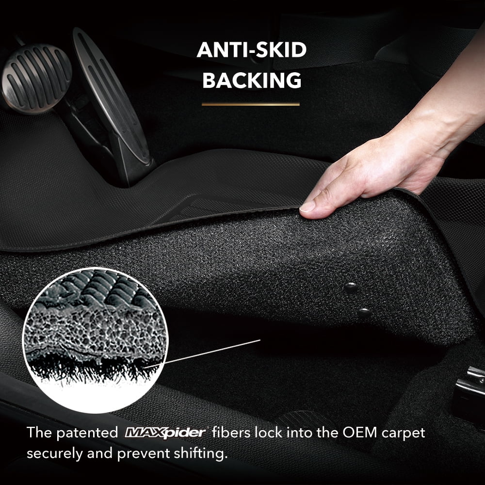 SUBARU Full Set Mat FORESTER compatible 2019-2024 - KAGU 3D with (BLACK) Floor MAXpider