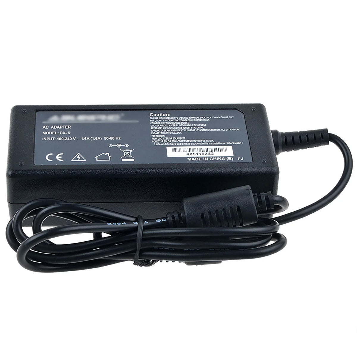 for Soundbar Channel SA-MT300 Cable AC Adapter SAMT300 HT-MT300/B PKPOWER Mains PSU System Speaker Battery HT-MT300/W Charger Compact PS Cord HT-MT300 Active Power Supply 2.1 DC