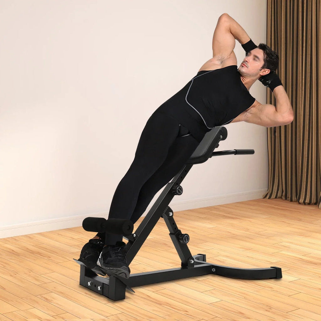 Back Back Extension Machine Chair Bench Adjustable Roman Hyperextension ZhdnBhnos Trainer