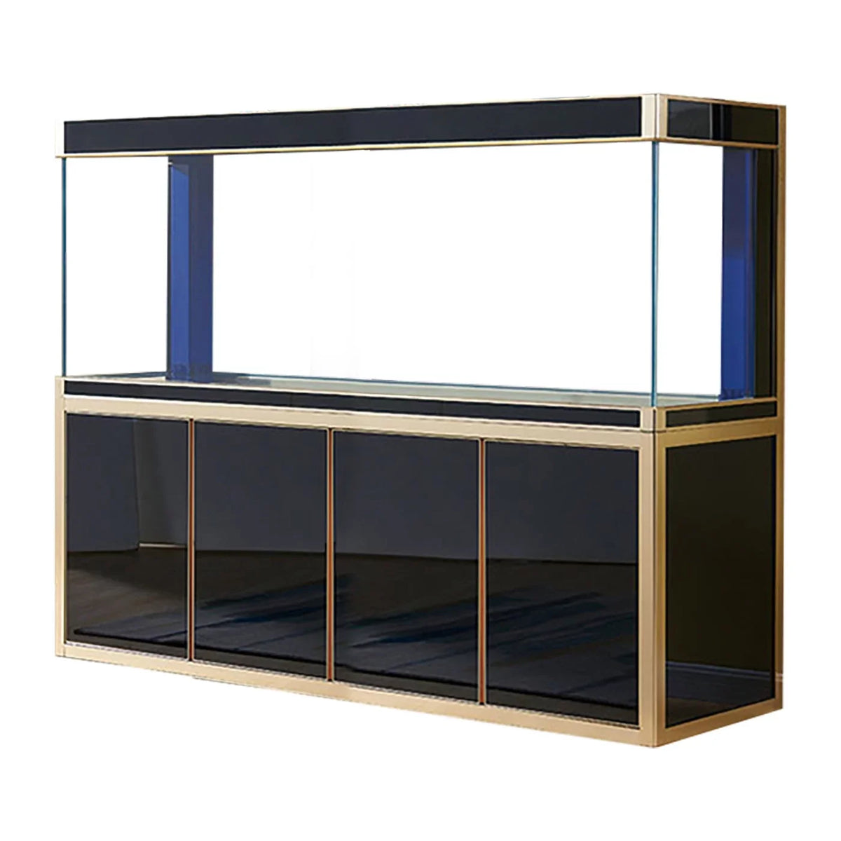 All-in-one Gold Tempered Gallon 250 Aqua Glass Dream and Aquarium Black