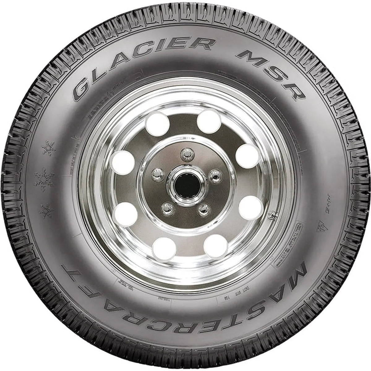 Winter Truck Tire 255/70R17 Light MSR Glacier 112T Mastercraft