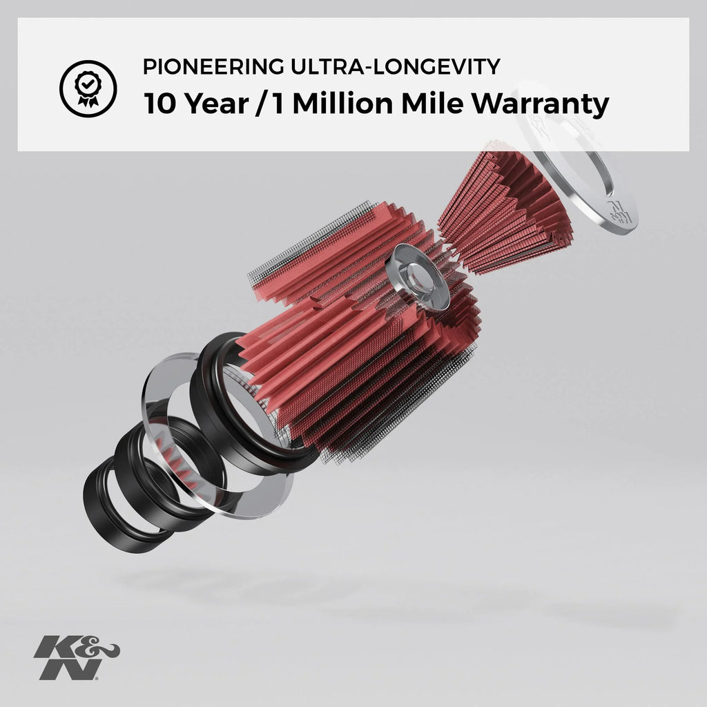 Washable, K&N Length: 6 Universal Shape: Height: Replacement 7.5 1 High Air RU-1041 Filter: In, Engine Premium, Filter: Flange Round In, Performance, Tapered, In, Flange Diameter: Filter Clamp-On
