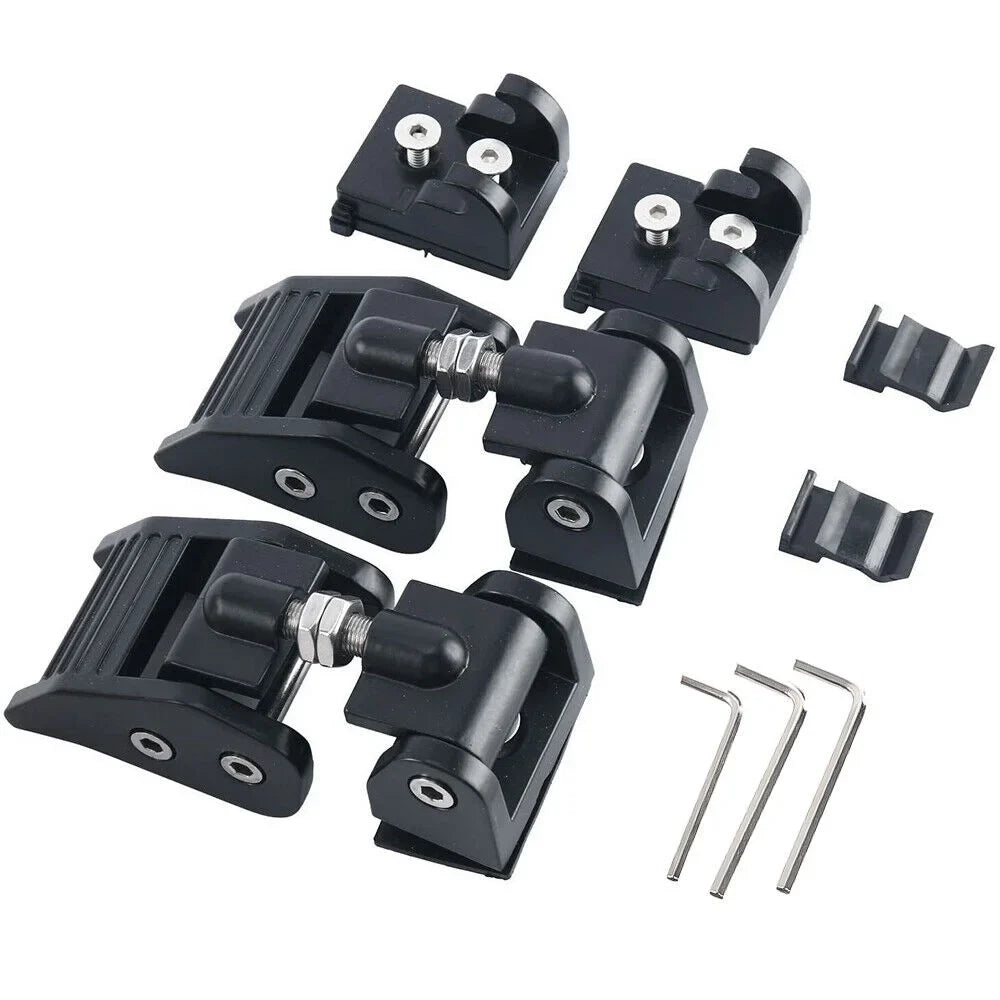 2007-2018 Catch Wrangler Hood JK Locking JKU Hood For Jeep Black 2x Latch Paddsun