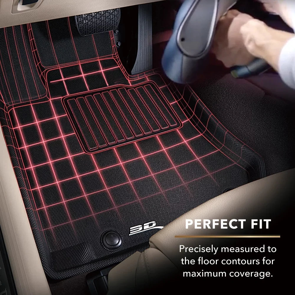 SUBARU Full Set Mat FORESTER compatible 2019-2024 - KAGU 3D with (BLACK) Floor MAXpider